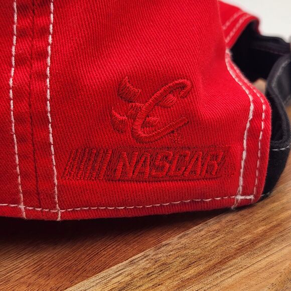 NASCAR Racing #14 Baseball Cap Tony Stewart Red Hat Strap Back Chase Authentics - Picture 6 of 9